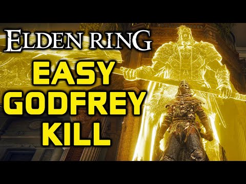 ELDEN RING BOSS GUIDES: How To Easily Kill Godfrey First Elden Lord!