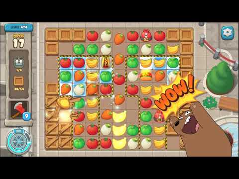 We Bare Bears match3 repairs level 474