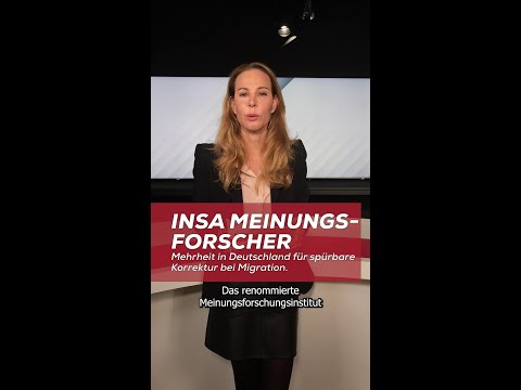 INSA-Meinungsforscher: "Mehrheit für spürbare Korrektur bei Migration"