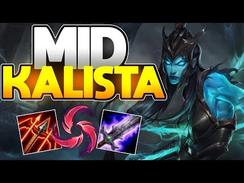*NEW META* KOREAN CHALLENGER CARRIES WITH KALISTA- KOREAN CHALLENGER KALISTA MID - League of Legends