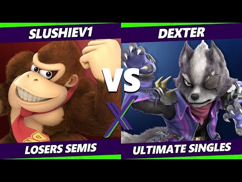 S@X 413 Losers Semis - Dexter (Wolf) Vs. SlushieV1 (Donkey Kong) Smash Ultimate - SSBU