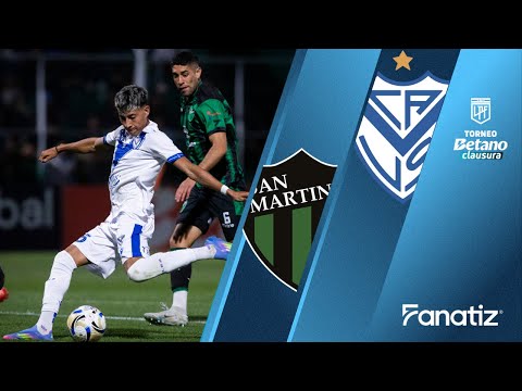 San Martín San Juan 1-2 Velez Sarsfield - Game Highlights | #torneoclausura2025