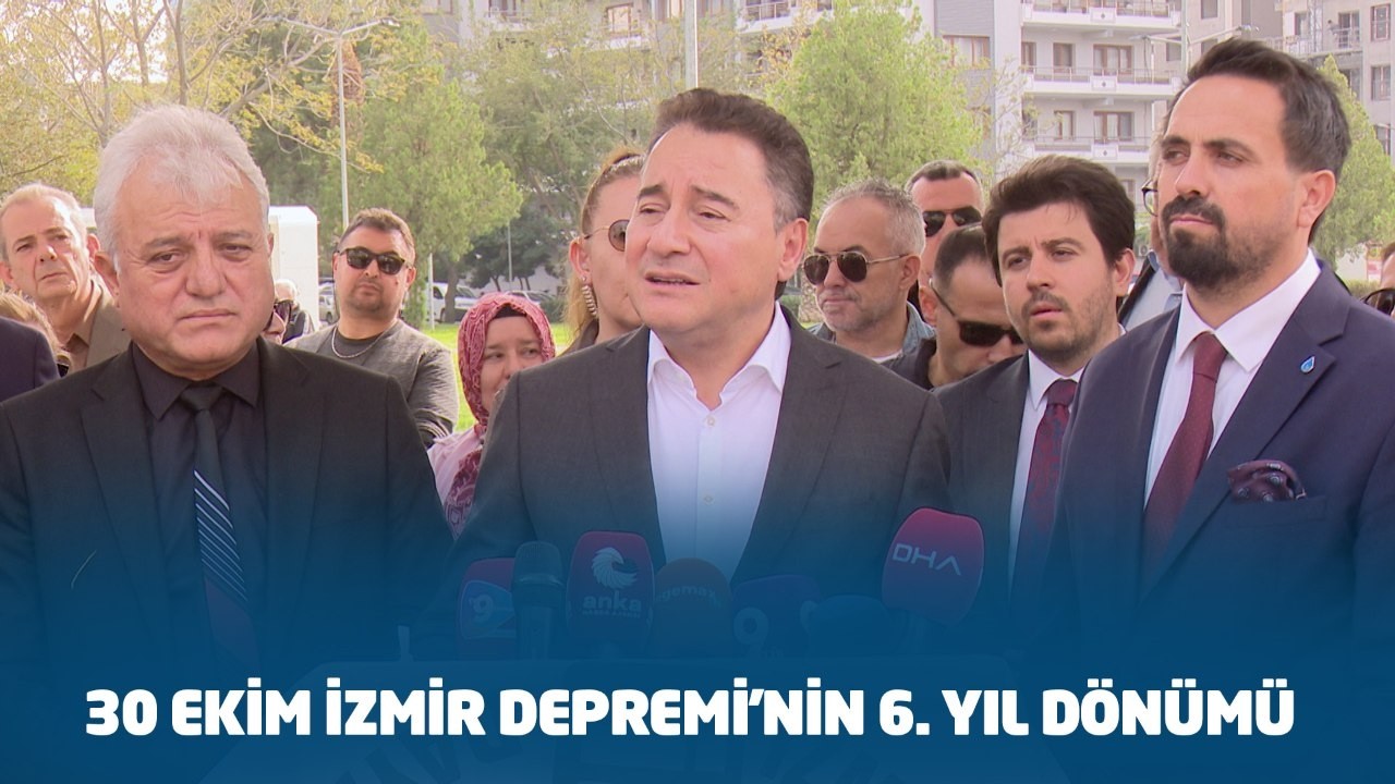 30 Ekim İzmir Depremi'nin 6. Yıl Dönümü | İzmir Bayraklı Deprem Anıtı