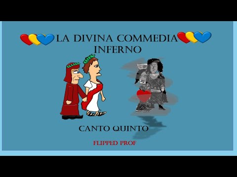 Il QUINTO CANTO in 3 minuti dell'INFERNO La DIVINA COMMEDIA riassunto del Quinto Canto