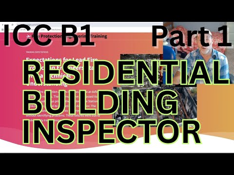 Part 1 ICC IRC Residential Building Inspector (B1) Test || '21 Chap 1-3 Practice Questions & Answers