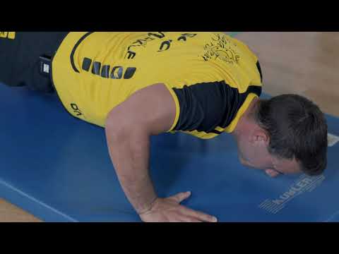 Liegestützen mit Björn Kuhn | TSG Backnang Online Bewegungseinheiten