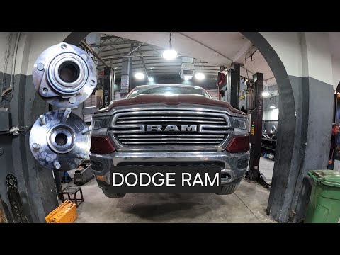 front wheel bearing replacement ... dodge ram 2019-2025 (torque specs) 5th gen