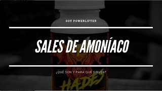 ¿Qué son y para que se usan las sales de amoniaco