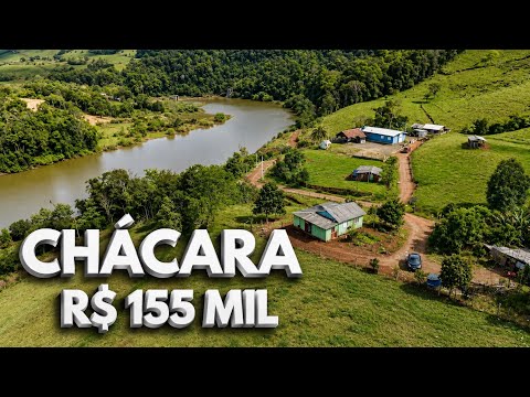 ✅CHÁCARA A VENDA FRUTAS CASA HUMILDE RIO DE PESCA EM SANTA CATARINA R$ 155.000