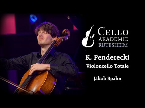 K. Penderecki: Violoncello Totale – Jakob Spahn