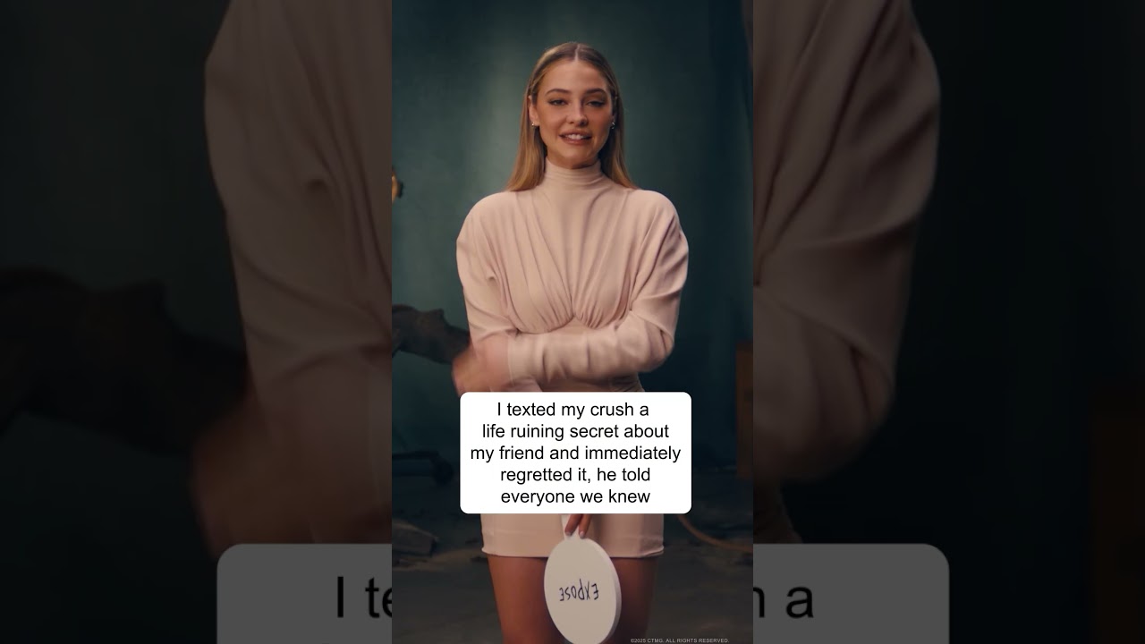 Madelyn Cline plays 'expose or protect'