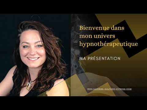 Présentation YouTube de l'hypnothérapeute