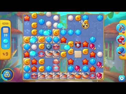 Fishdom 6205 Level - 18 moves - NO BooSTERS