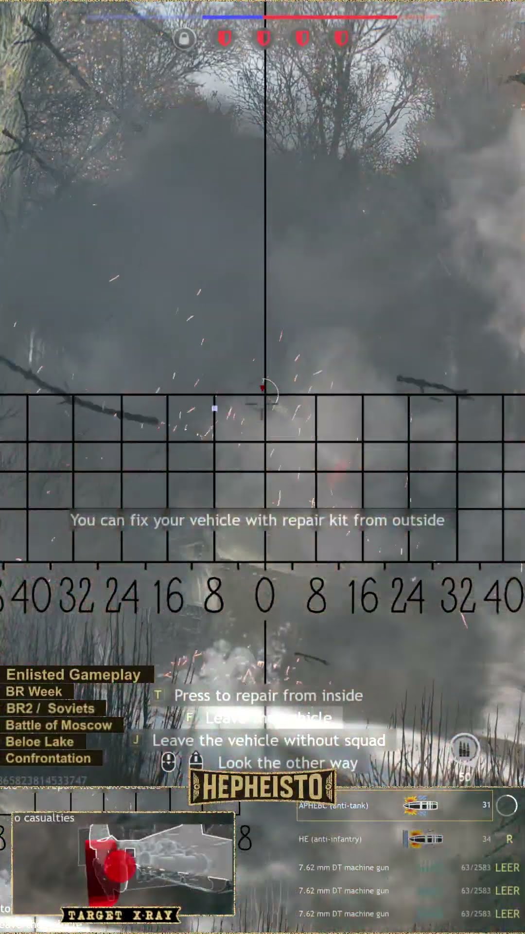 Tanker eliminates Panzer IV E with 76mm Cannon