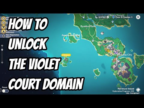 How to unlock Violet Court Domain | Genshin Impact