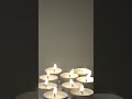 Lighting 9 candles with magic #shorts #reversed