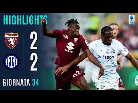 Video highlights della Torino vs Inter (2 a 2) - Giornata 34 - Fantacalcio e fantamedie