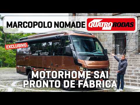 Marcopolo Nomade é uma CASA 4X4 com DUAS COZINHAS e preço de Porsche