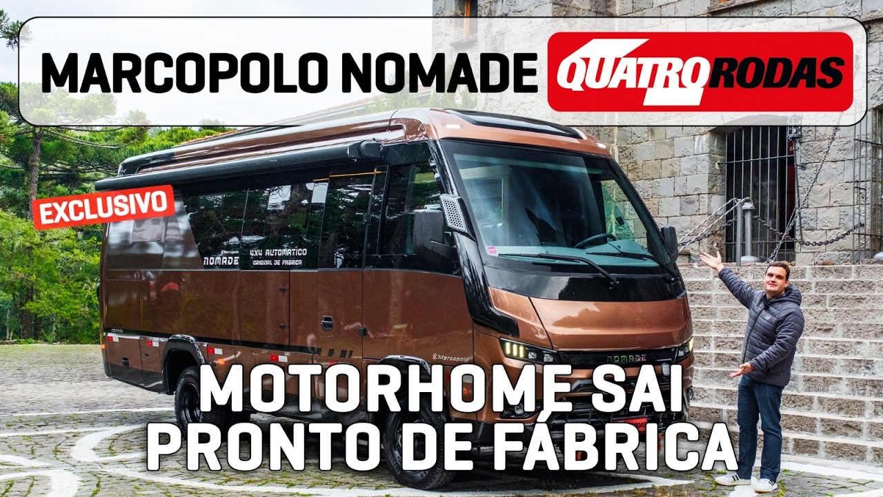 Marcopolo Nomade é uma CASA 4X4 com DUAS COZINHAS e preço de Porsche