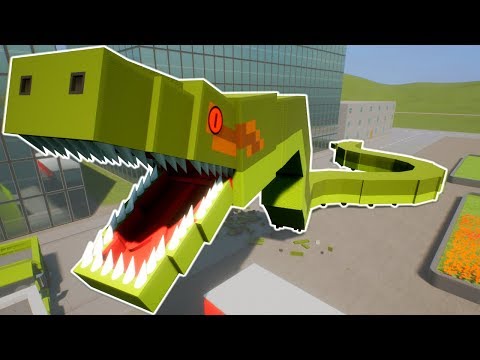 GIANT LEGO SNAKE SURVIVAL! | Funny Brick Rigs Gameplay