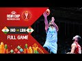 India 🇮🇳 - Lebanon 🇱🇧 | Basketball Full Game - #FIBAASIACUP 2022
