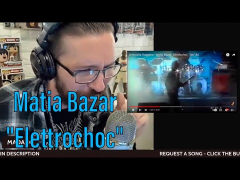METALHEAD REACTS|  Antonella Ruggiero - Matia Bazar "Elettrochoc" live ' 85