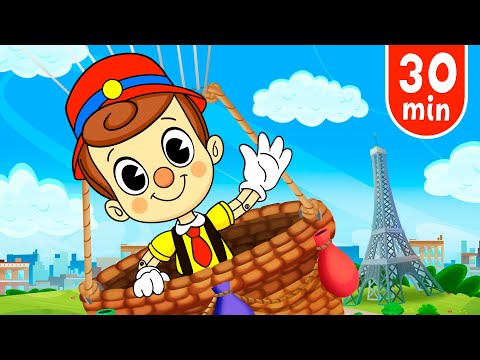 Pinocho Vuela en Globo, Canciones infantiles - Toy Cantando
