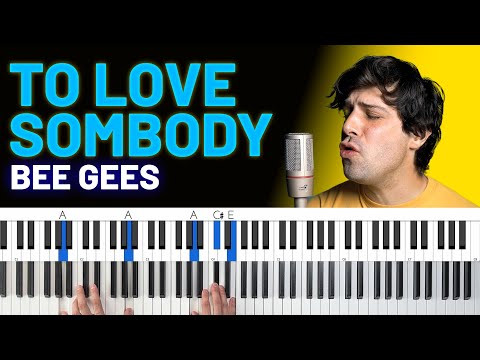 How To Play "To Love Somebody" by Bee Gees [Piano Tutorial + Chord Chart]
