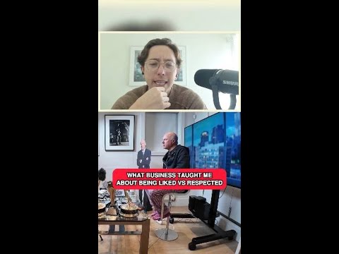 Being liked vs respected in business #shorts