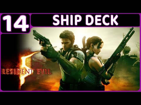 RESIDENT EVIL 5 GAMEPLAY WALKTHROUGH PART 14: SHIP DECK (PS4 | HORROR | NO COMMENTARY)