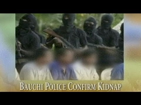 Nigeria kidnapping: hostage photo shown on TV