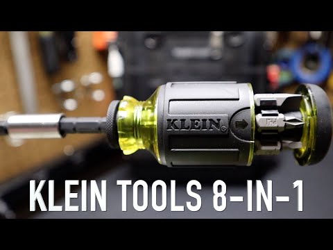 Klein Tools 8-in-1 Multi-Bit Stubby Screwdriver - 32308