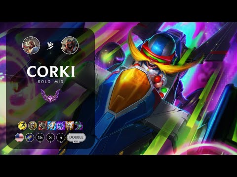 Corki Mid vs Zed - NA Master Patch 13.7