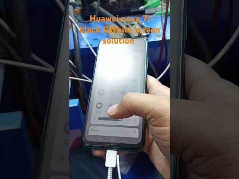 Huawei nova 7i lcd black and white screen solution