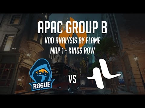 VOD Analysis - Rogue vs Lunatic Hai APAC - Map 1 - Kings Row