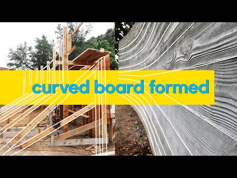 Concrete Walls with a CURVE - Tips for Forming and Pouring