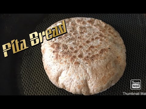 Whole Wheat Pita Bread no sugar no oil Healthy 💯- Pita on Stove Top no Oven