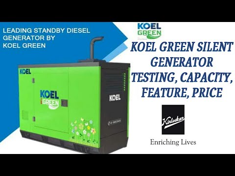 Kirloskar koel green silent generator