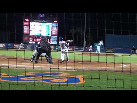 Carlos Cortes opposite field single for St Lucie Mets