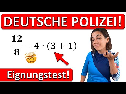 🚓🚓🚓 SCHAFFST DU DEN POLIZEI EINSTELLUNGSTEST? | Training zu Kopfrechnen, Geometrie & Textaufgaben