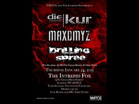 Live at The Intrepid Fox 2013 with Die Kur, Maxdmyz, Drilling Spree