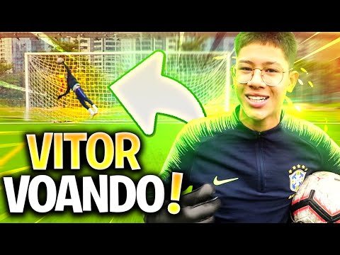 VITOR LO JOGOU MUITO MESMO NO GOL! *É SÉRIO!!!