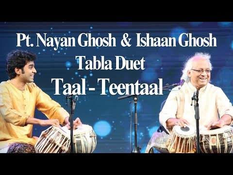 Pandit Nayan Ghosh & Ishaan Ghosh - Tabla Duet Taal - Teentaal  | JAI HO Pandit Jasraj - Samaroh…