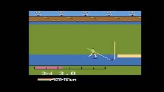 Decathlon Atari 2600 Gameplay - Classic Olympic Sports Challenge