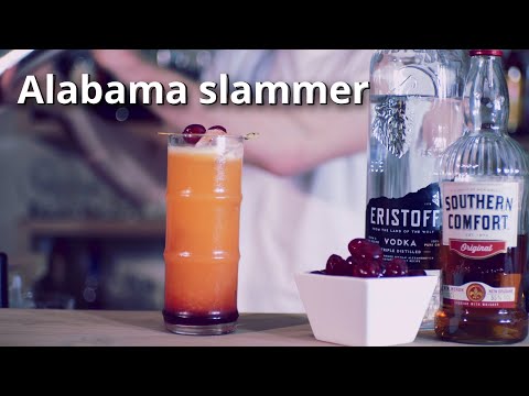 The ALABAMA SLAMMER Cocktail | 1-Minute Cocktail Recipes