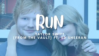 Taylor Swift - Run (Taylor's Version) (ft. Ed Sheeran) Lyrics