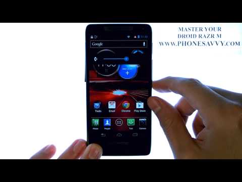 Motorola Droid Razr M - How Do I Change Ringtone Volume - Enable Vibrate and Silent Mode.AVI