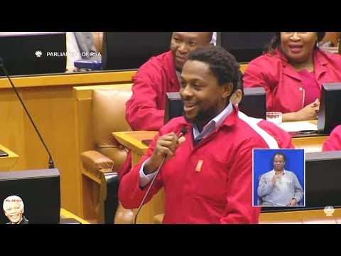 FUNNY - Dr Ndlozi Being Very Nice In Parliament