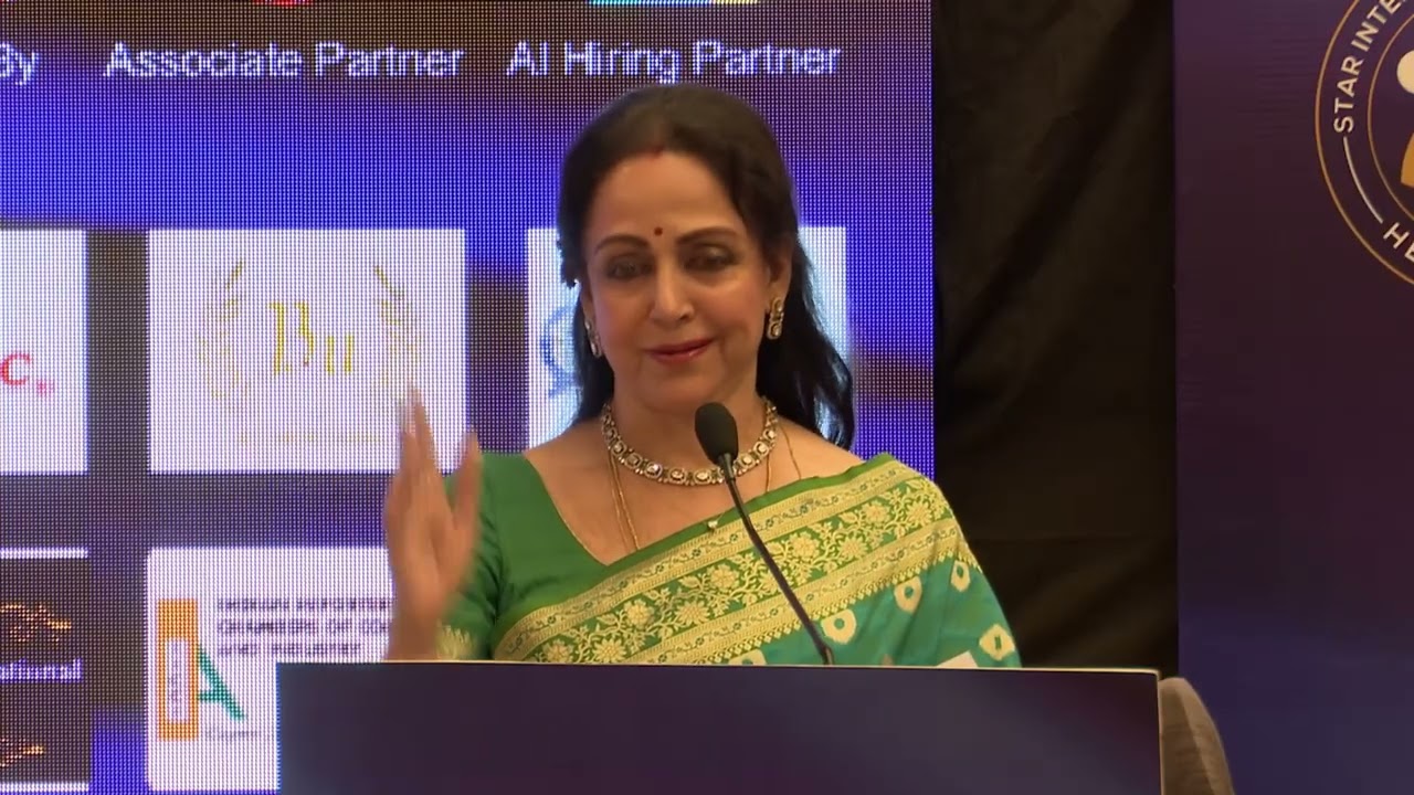 MSME Global Summit 2025 welcomed Padma Shri Hema Malini Ji as the Celebrity Chief Guest.