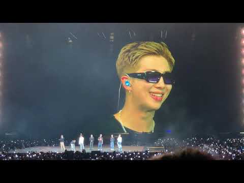 BTS (방탄소년단) 211127 Permission To Dance on Stage Concert; Closing Ments [4K Fancam]